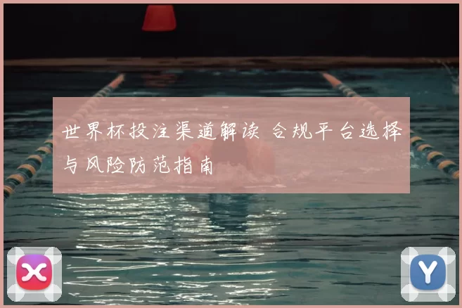 世界杯投注渠道解读 合规平台选择与风险防范指南