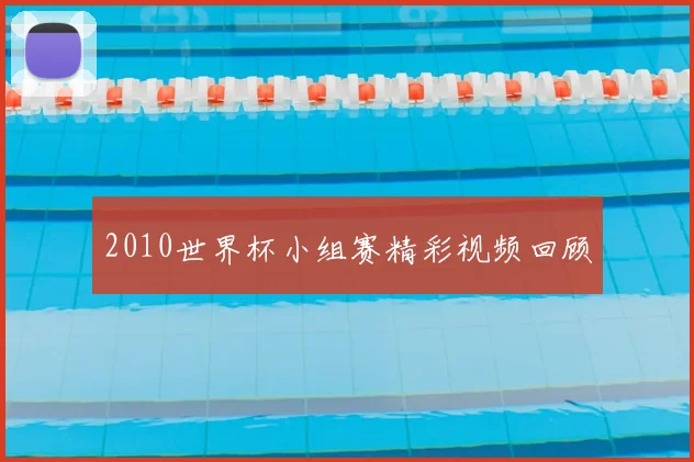 2010世界杯小组赛精彩视频回顾